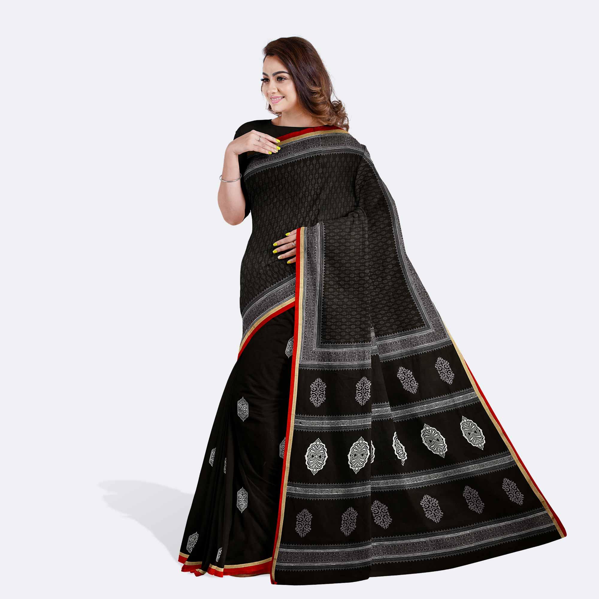 Miah Hand Paint Saree